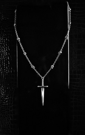 Collana teschi e spada in argento - DESIGN ORAFO E OLTRE...