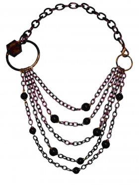 Collana in argento 925 e alluminio colorato - DESIGN ORAFO E OLTRE...