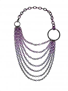 Collana in argento 925 e alluminio colorato - DESIGN ORAFO E OLTRE...